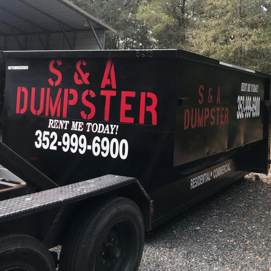 Residential dumpster rental for home cleanout in Spring Hill Florida