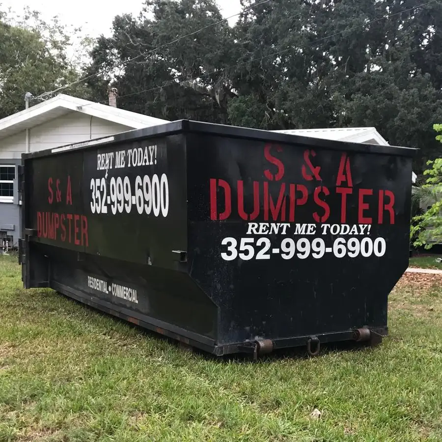Dumpster rental for residential junk removal in Floral City Florida